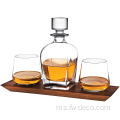 Reka Bentuk Design Whiskey Decanter dan Gelas Whiskey